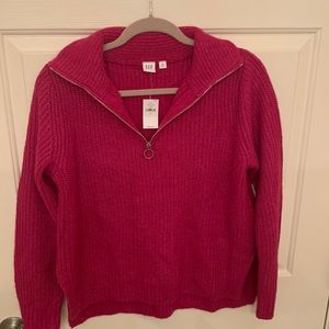 NWT gap zip sweater